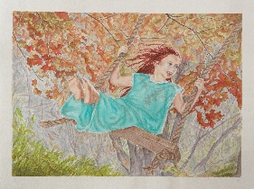 'Aloft' by Carol Worthey (watercolor)