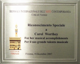 Carol Worthey Biennale Award