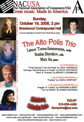 NACUSA Concert Flyer