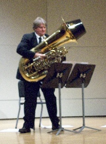 John Van Houten with 'C' Tuba and Mute