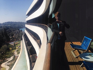 Yury Revich 'selfy' at Hotel Lone, Rovinj, Croatia