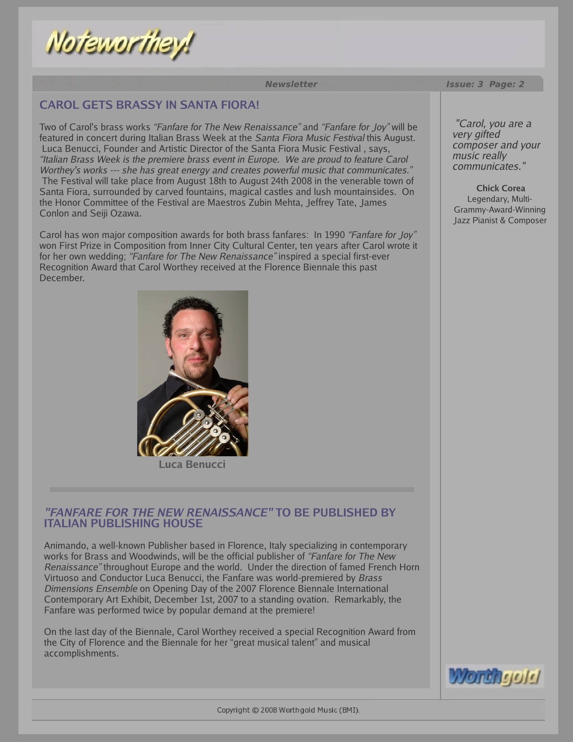 Click to Print Newsletter (PDF)